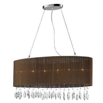 AZzardo SIDNEY 1982-6P BN lampa wisząca 6x40W/E14 