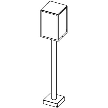 Norlys Lofoten 1946BC lampa stojąca 1x11W/E27 IP44