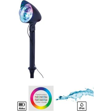 Paul Neuhaus DISCO 19035-18 reflektor ogrodowy 1x3W/LED  RGB ip44