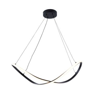 Zuma Line ERDA 19600P-BK lampa wisząca 1x45W/LED 3000K|4000K|6000K IP20