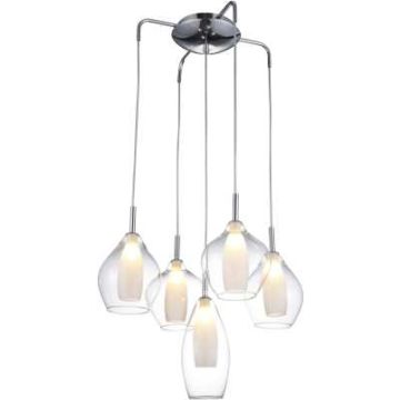 AZzardo AMBER MILANO 5 AZ3076 lampa wisząca 5x40W/G9 IP20 