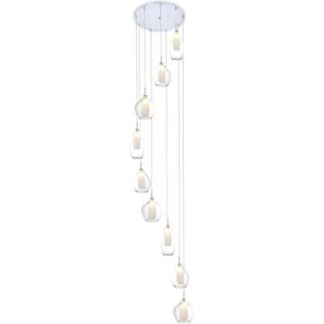 AZzardo AMBER MILANO 9 AZ3102 lampa wisząca 9x40W/G9 IP20 