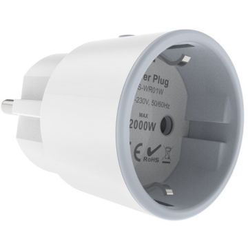 AZzardo WiFi Plug 10A Single AZ3219 gniazdo z wtykiem  IP20 