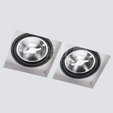 Lumifall ARCTICO LMF.ACX2B downlight wpuszczany 2x75W/GU10/ES111 IP20 