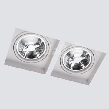 Lumifall ARCTICO LMF.ACX2W downlight wpuszczany 2x75W/GU10/ES111 IP20 