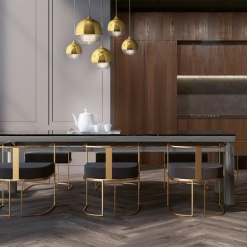 MAYTONI Fermi P140-PL-170-5-G lampa wisząca 5x60W/E27  