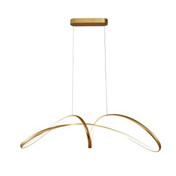 Zuma Line FERMI 20026P-GD lampa wisząca 1x50W/LED 3000K|4000K|6000K IP20