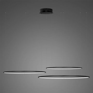 Altavola Design Ledowe okręgi LA075/CO3_80_in_3k_99W_black lampa wisząca 3x99W/LED 5940lm 3000K IP20