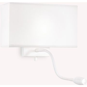 Ideal Lux HOTEL 215693 kinkiet 1x60W/E27+1x1,5W/LED   ip20