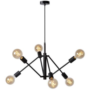 Lucide LESTER 21424/06/30 lampa wisząca 6x40w/e27   ip20