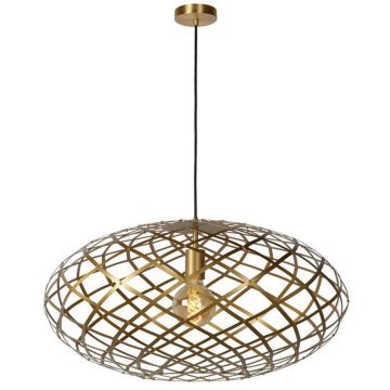 Lucide WOLFRAM 21417/65/02 lampa wisząca 1x60w/e27   ip20