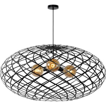 Lucide WOLFRAM 21417/99/30 lampa wisząca 3x60w/e27   ip20