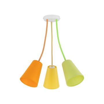 TK Lighting WIRE COLOUR 2106 plafon sufitowy 3x60W/E27 