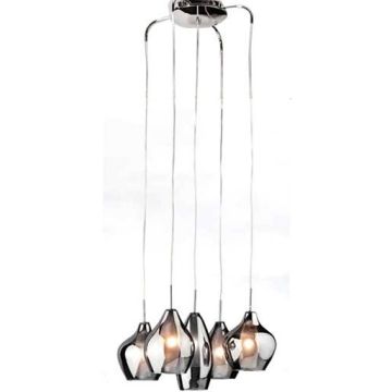 AZzardo AMBER MILANO 5 AZ0722 lampa wisząca 5x40W/G9 IP20 