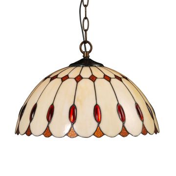 Prezent TIFFANY XVI. 226 lampa wisząca 2x60W/E27 IP20