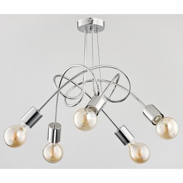 Alfa TANGO CHROME 24465 plafon sufitowy 5x60W/E27 