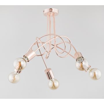 Alfa TANGO COPPER 24325 plafon sufitowy 5x60W/E27 