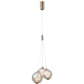 Italux Butero PND-34359-3-HBR-AMB lampa wisząca 3x12W/LED 1095lm 3000K IP20