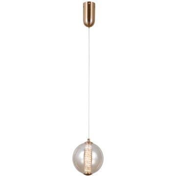Italux Butero PND-34359-S-HBR-AMB lampa wisząca 1x6W/LED 550lm 3000K IP20