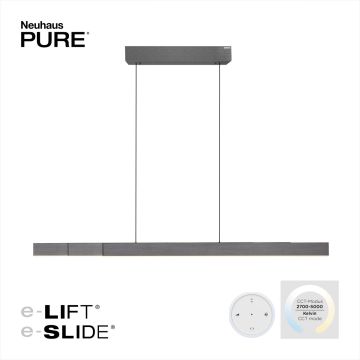Paul Neuhaus PURE-MOTO-RISE 2545-15 lampa wisząca 3x13W/LED 1900lm 2700-5000k ip20