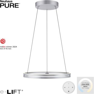 Paul Neuhaus PUREE-LOOP 2551-95 lampa wisząca 2x53W/LED 4480lm 2700-5000k ip20