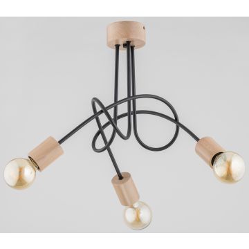 Alfa TANGO WOOD 27433 lampa sufitowa 3x60W/E27  