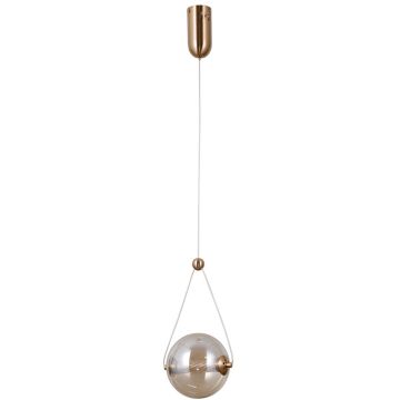 Italux Rastia PND-34361-S-HBR-AMB lampa wisząca 1x6W/LED 550lm 3000K IP20