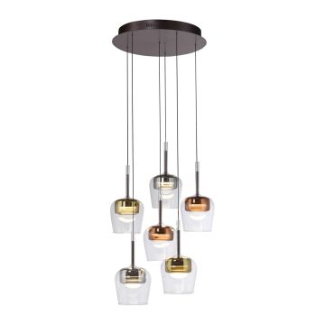 Paul Neuhaus Q-KON 2744-70 lampa wisząca 6x6W/LED 2700K-5000K IP20 750lm