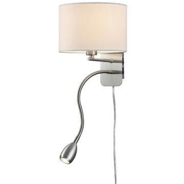 Trio HOTEL 271170201 271170201 kinkiet 2x43w/led+e14 310lm 3000k ip20