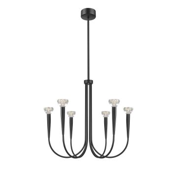 Zuma Line BOSTON P0603-06F-P7B1 lampa wisząca 6x60W/LED 3300lm 3000K IP20