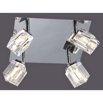 Italux Crt CRT-4SQ spot 4x40W/G9   IP20