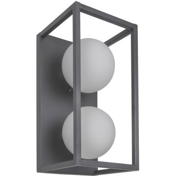 Italux Daisy MB-BR4367-W2 GR kinkiet 2x4W/G9   IP20