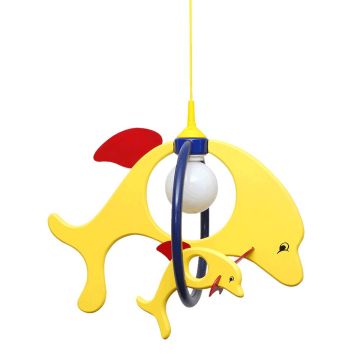 Prezent DOLPHIN FAMILY 28117 lampa wisząca 1x60W/E27 IP20