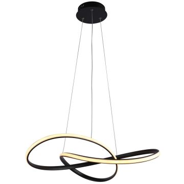 Italux Consa PND-19221C-BK lampa wisząca 1x40W/LED 3400lm 3000K/4000K/6000K IP20