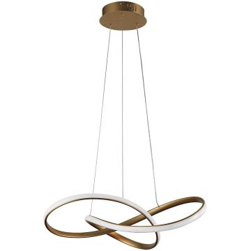 Italux Consa PND-19221C-GD lampa wisząca 1x40W/LED 3400lm 3000K/4000K/6000K IP20