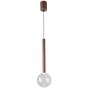 Italux Alinos PND-24019-1A-COPP lampa wisząca 1x6W/LED 200lm 3000K IP20