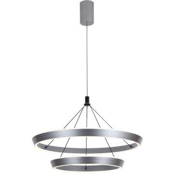 Italux Ottana PND-64739A-GR lampa wisząca 1x60W/LED 7900lm 3000K/4000K/6000K IP20