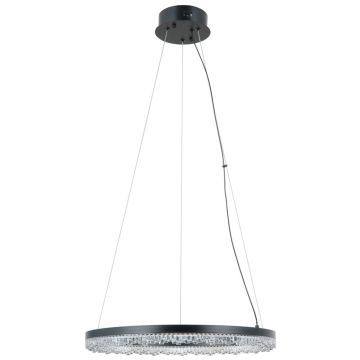 Italux Barlo PND-34526-M-BK lampa wisząca 1x22W/LED 2100lm 3000K/4000K/6000K IP20