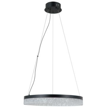 Italux Pantal PND-34533-M-BK lampa wisząca 1x22W/LED 1700lm 3000K/4000K/6000K IP20