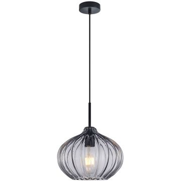 Italux Pansol PND-2940-1S-BK-SG2 lampa wisząca 1x40W/E27   IP20