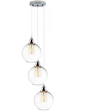 Altavola Design NEW YORK LOFT LA035/CO3_chrom lampa wisząca 3x40W/E27   IP20