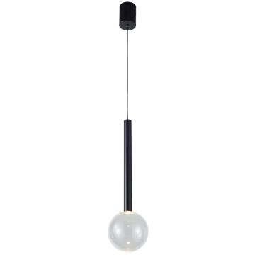 Italux Alinos PND-24019-1A-BK lampa wisząca 1x6W/LED 200lm 3000K IP20