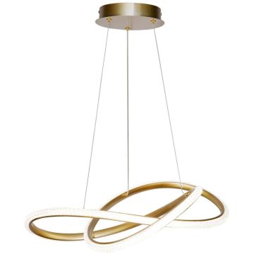Italux Almera PND-64728-GD lampa wisząca 1x32W/LED  3000K/4000K/6000K IP20