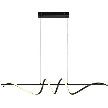 Italux Bastelo PND-24154-BK lampa wisząca 1x40W/LED 3400lm 3000K/4000K/6000K IP20