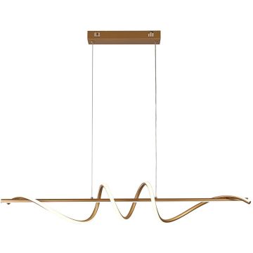 Italux Bastelo PND-24154-GD lampa wisząca 1x40W/LED 3400lm 3000K/4000K/6000K IP20