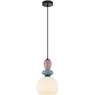 Italux Domali PND-36816-1A-BK-WH lampa wisząca 1x40W/E27   IP20