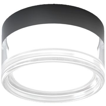 Italux Enios PLF-63829-BK lampa sufitowa 1x9W/LED   IP65
