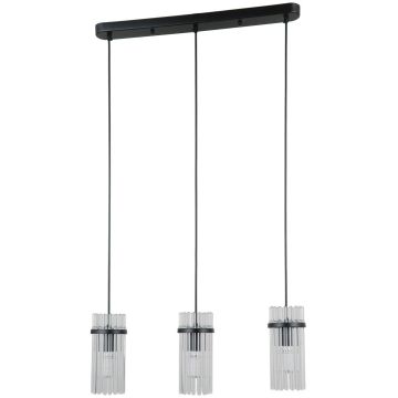 Italux Merto PND-40930-3B-BK lampa wisząca 3x40W/E14   IP20