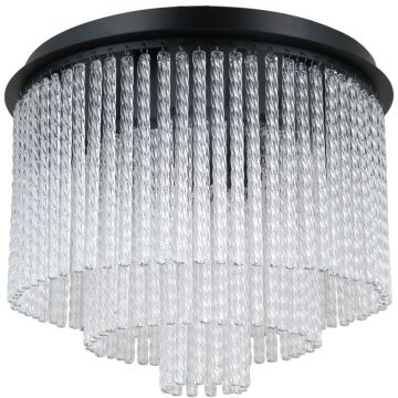 Italux Naute PLF-40931-7A-BK lampa sufitowa 7x40W/E14   IP20