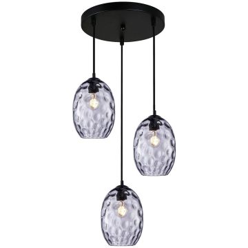 Italux Novala PND-3031-3A-BK-SG lampa wisząca 3x40W/E27   IP20